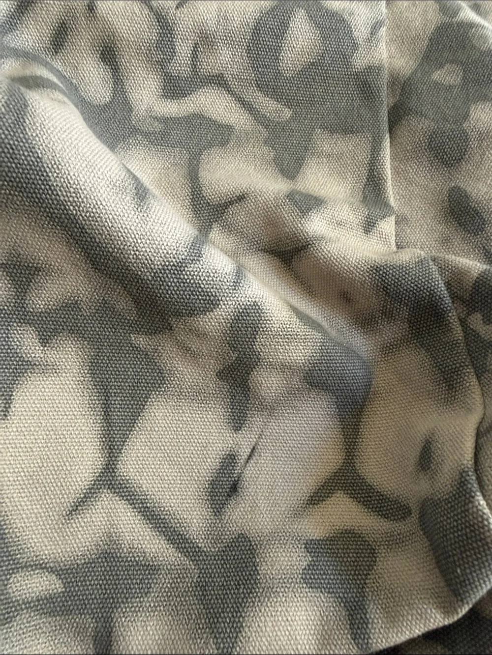 ALO Yoga Gray & White Tie-Dye Tote Bag